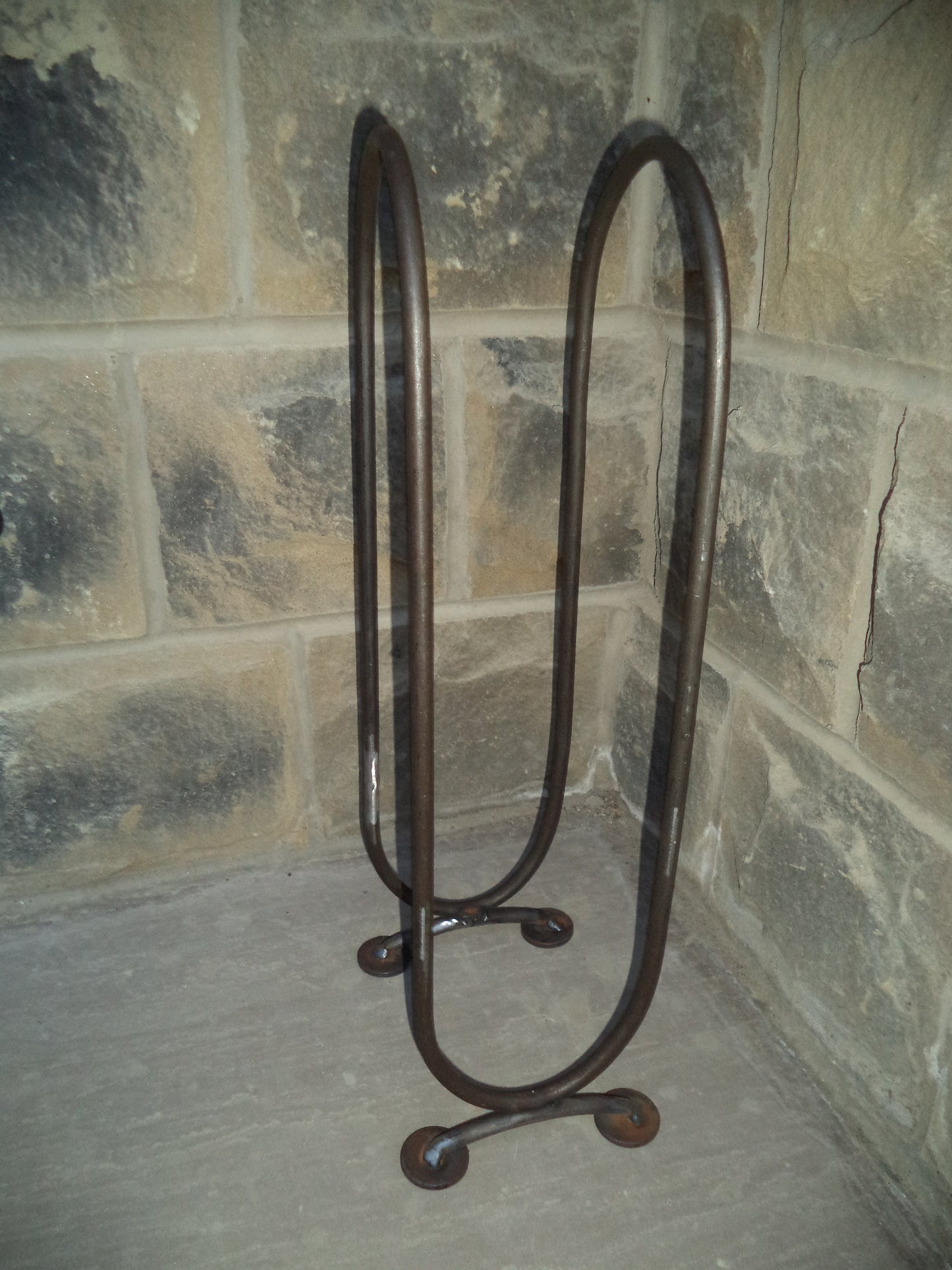 Tall slender log basket
