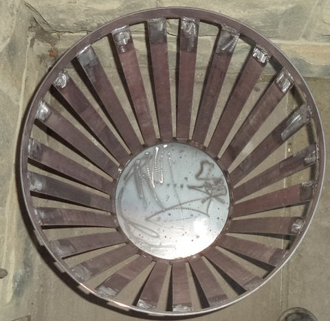 Round log basket
