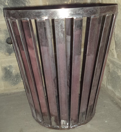 Round log basket