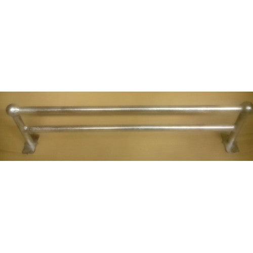 Double ball end towel rail