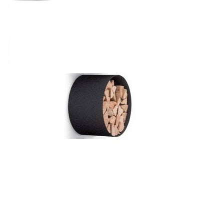 Wall mounted log holder