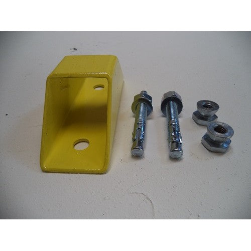 Bolt down ground/wall anchor